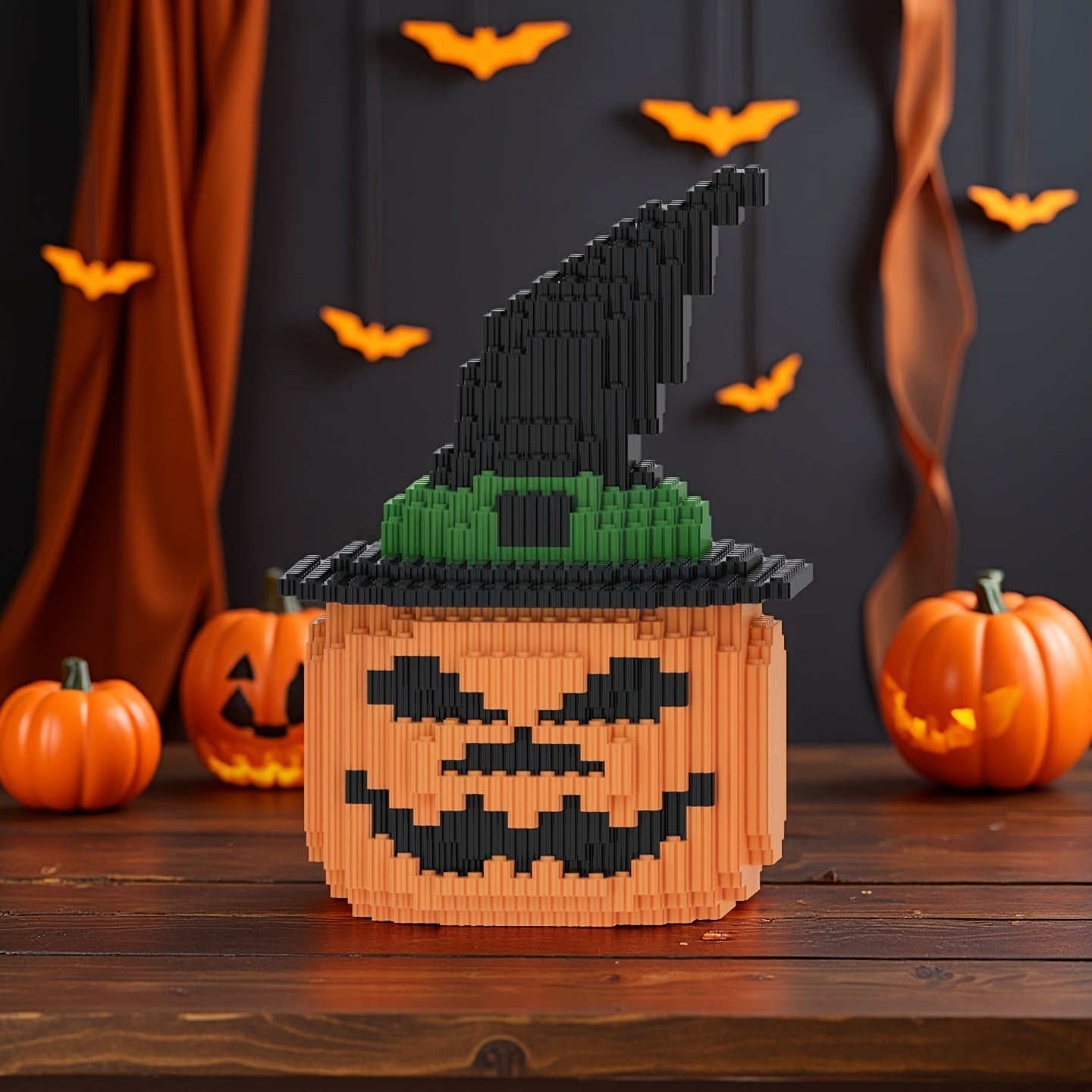 Halloween-Kürbis | Bausteine