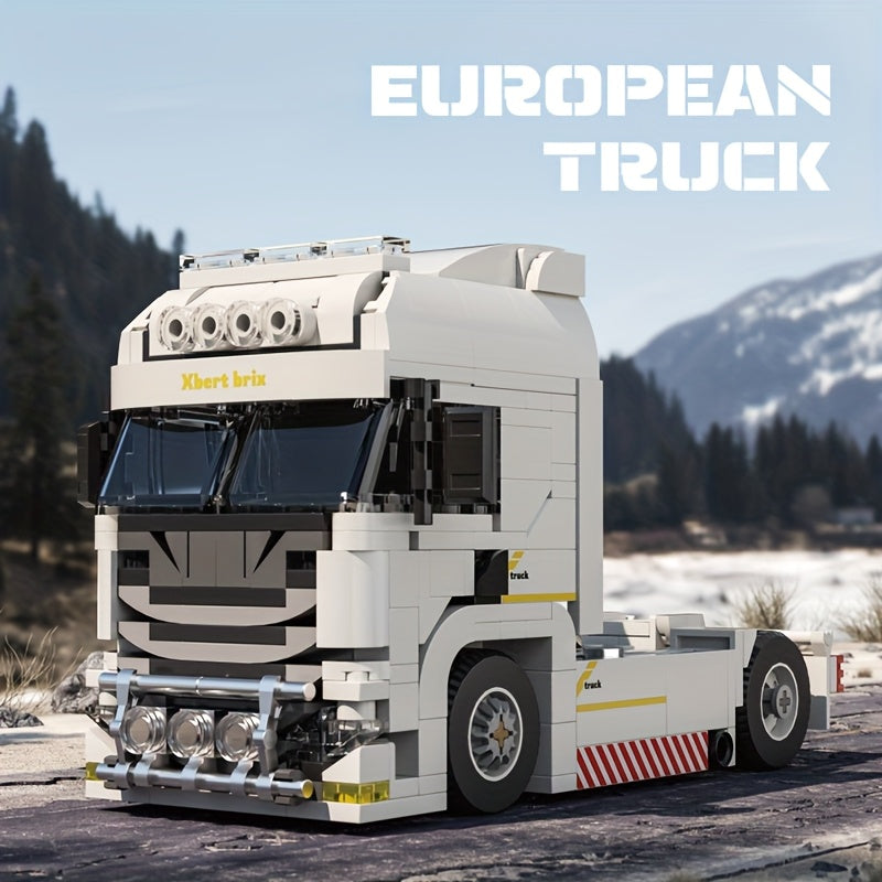 Weißer Truck | Bausteine