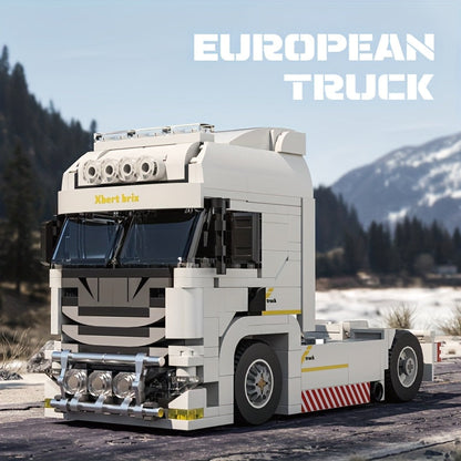 Weißer Truck | Bausteine