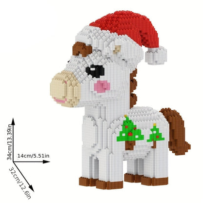 Weihnachts-Pferd | Bausteine