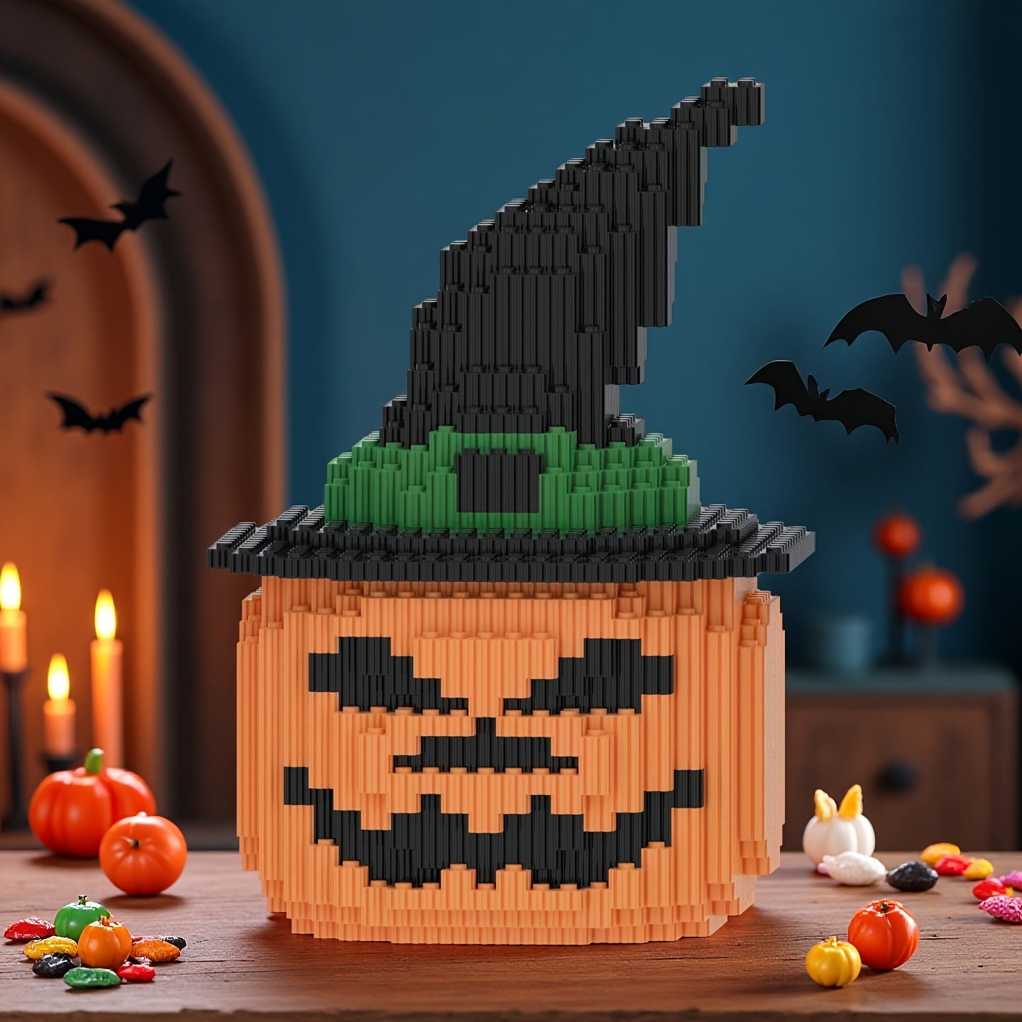 Halloween-Kürbis | Bausteine