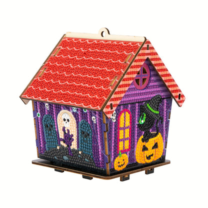 Halloween-Häuschen | Anhänger | Diamond Painting