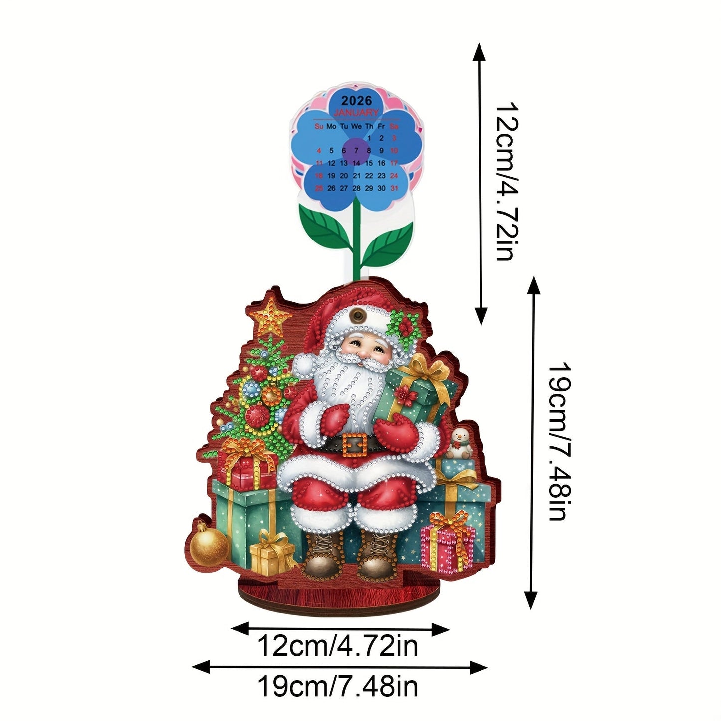 Sitzender Weihnachtsmann | Kalender | Diamond Painting