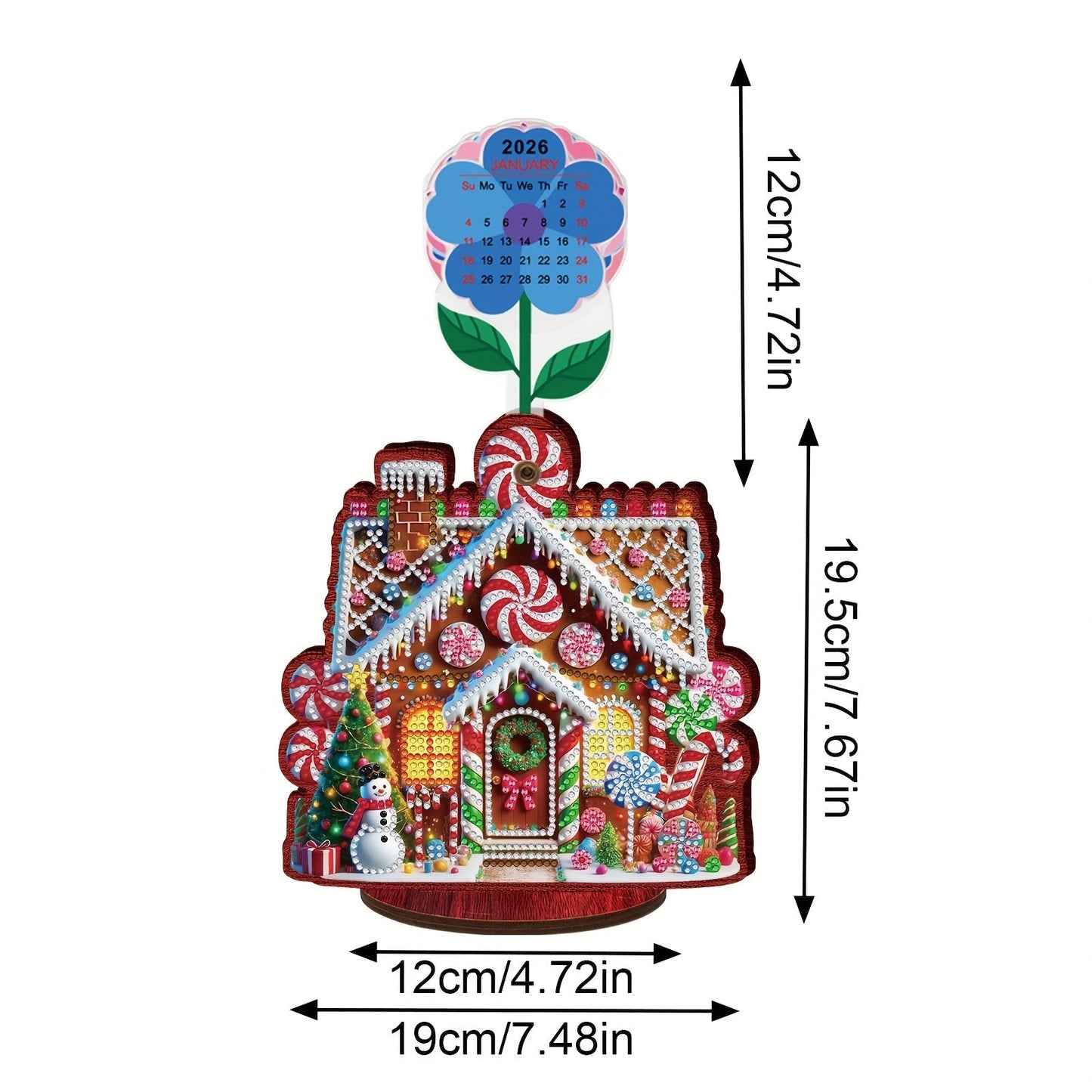 Weihnachtshaus | Kalender | Diamond Painting