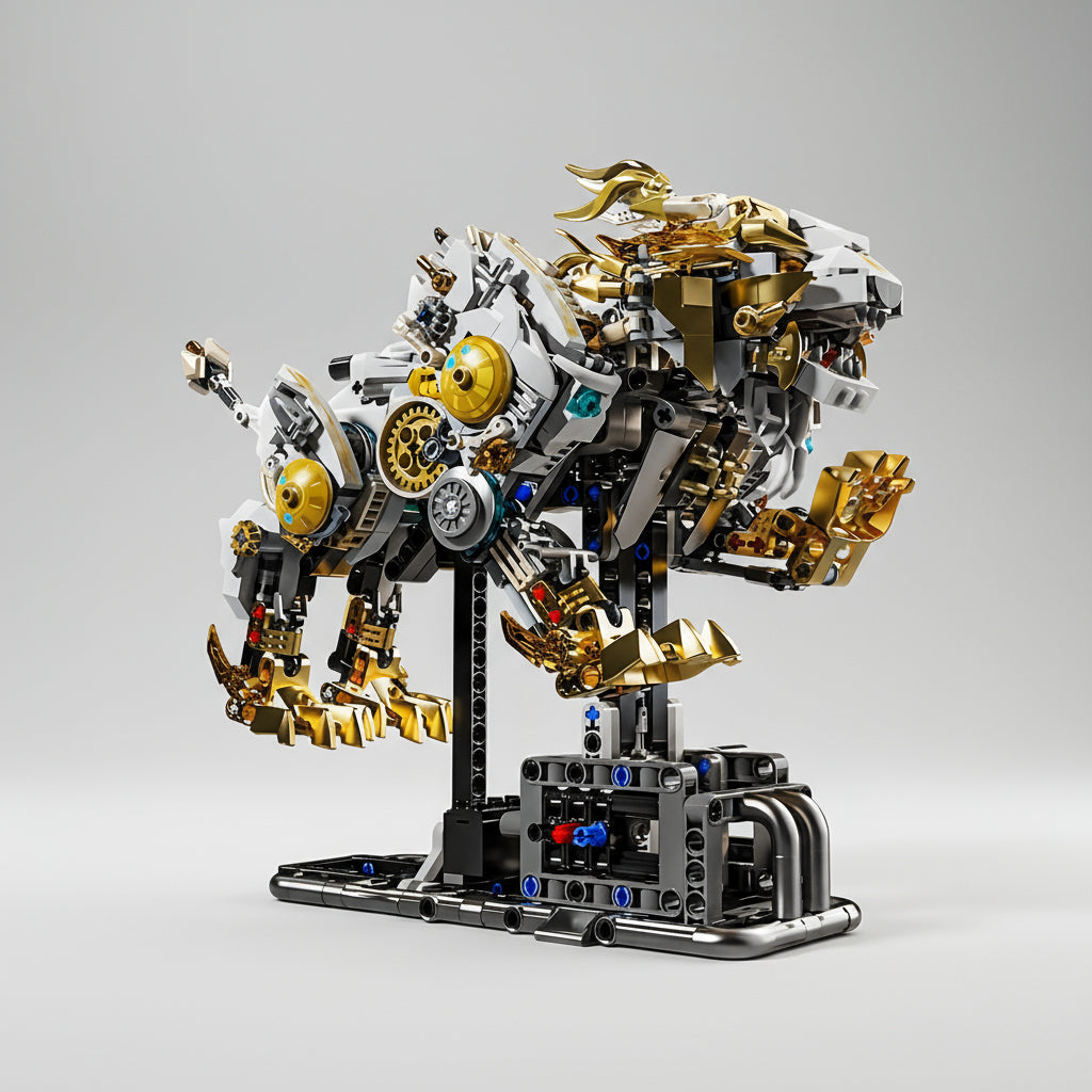 Bewegender Löwe | Bausteine