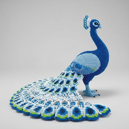 MEGA Prächtiger Pfau | Bausteine