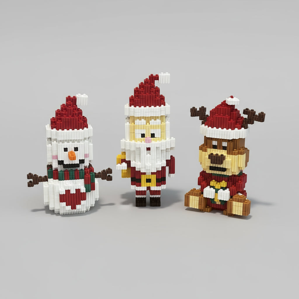 Drei Weihnachtsfiguren | Bausteine
