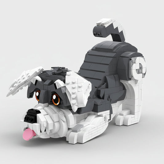 Liegender Schnauzer | Bausteine