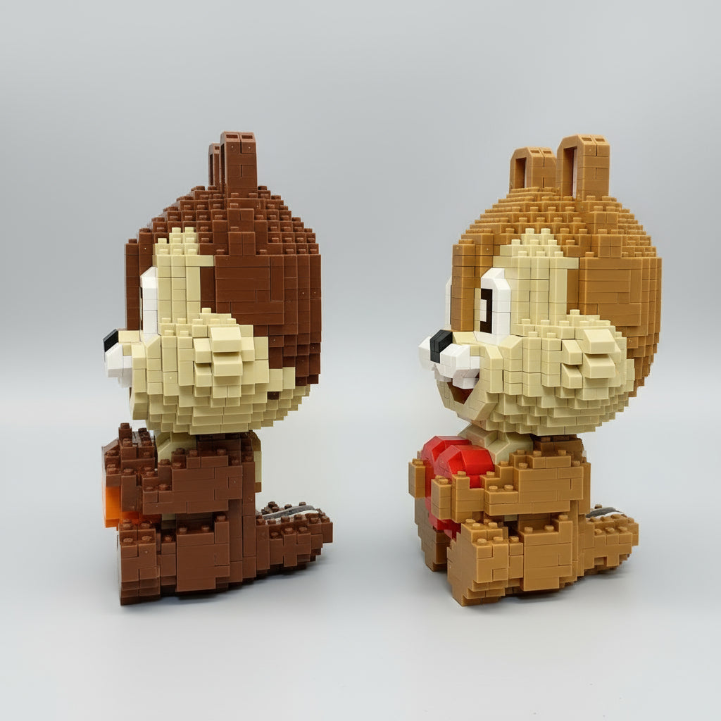 Eichhörnchen mit Herz | Bausteine