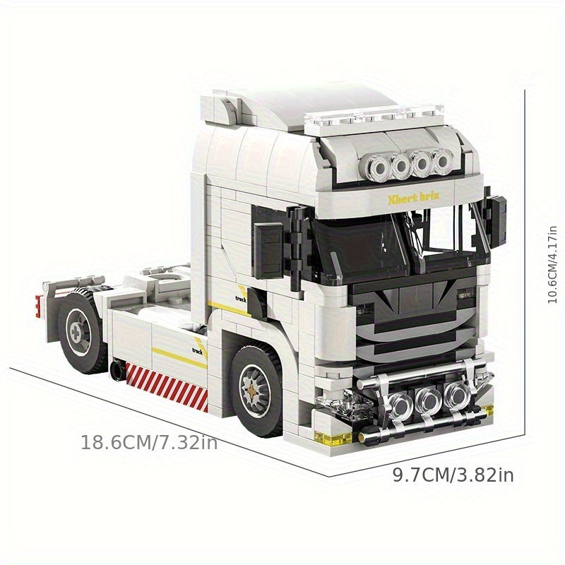 Weißer Truck | Bausteine