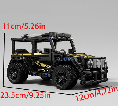 Schwarzer Offroad-Wagen | Bausteine