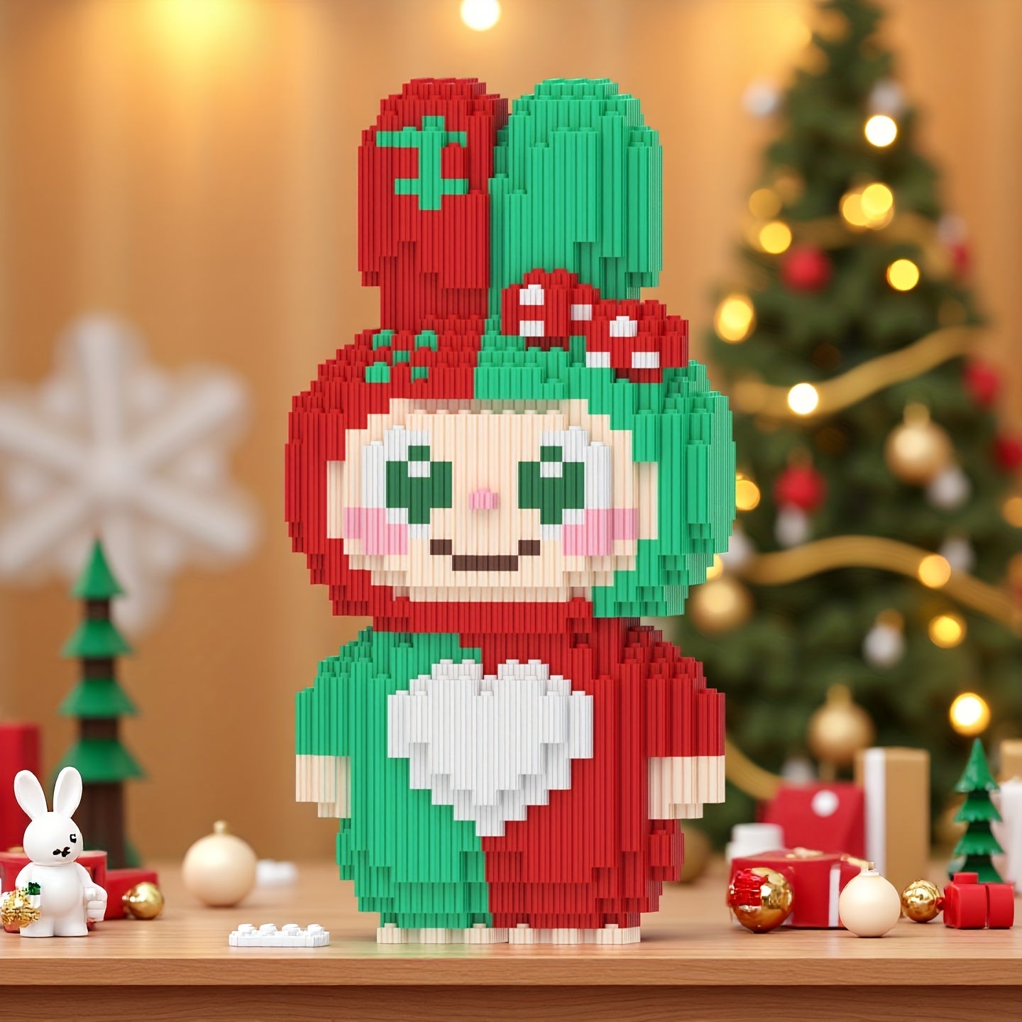 Niedliche Weihnachtsfigur | Bausteine