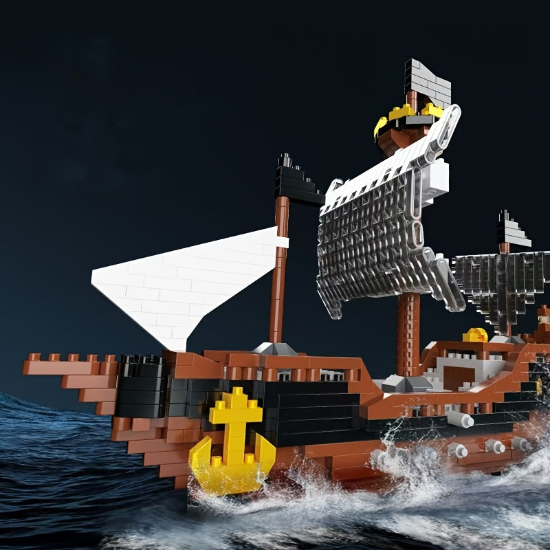 Piratenschiff auf dem Wasser | Bausteine
