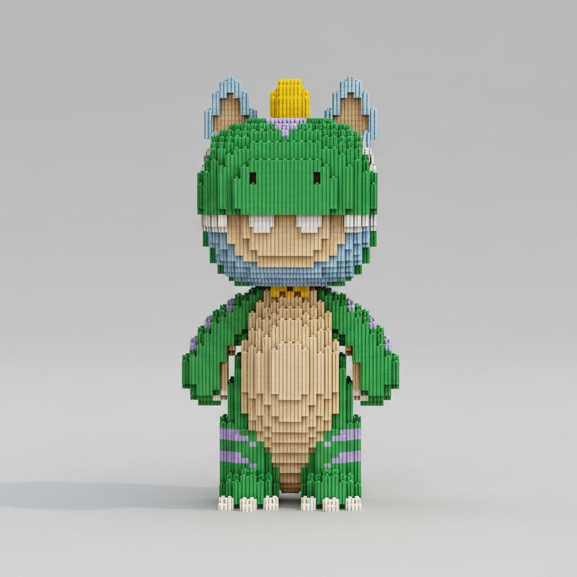 Grüner Dino | Bausteine