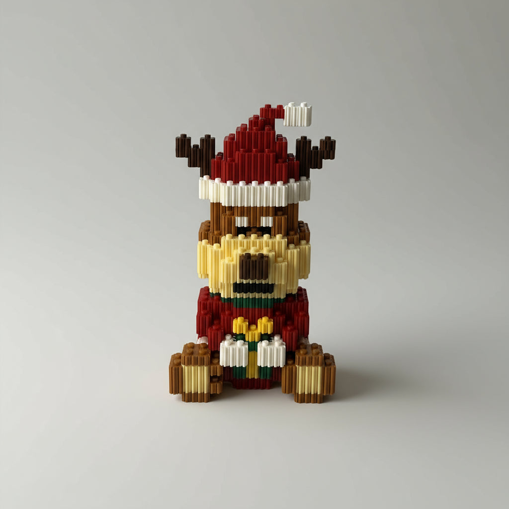 Drei Weihnachtsfiguren | Bausteine