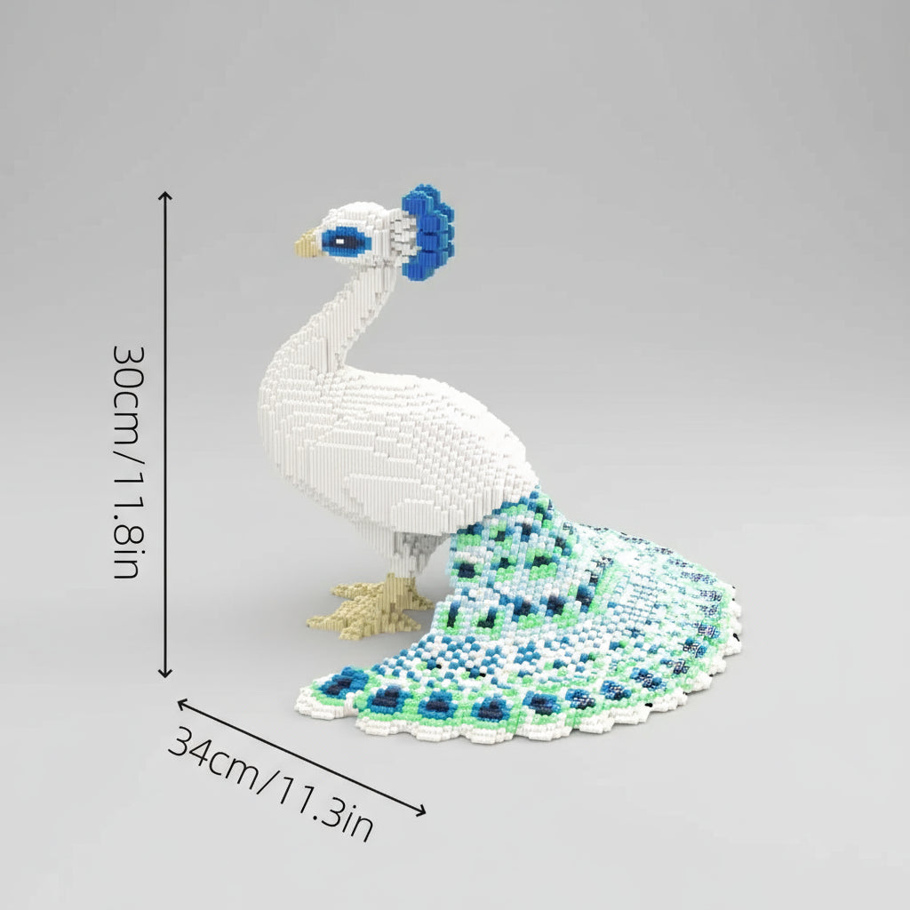 Weißer Pfau | Bausteine
