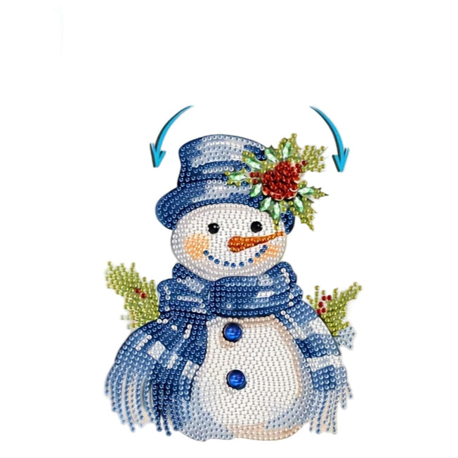Bewegender Schneemann | Diamond Painting