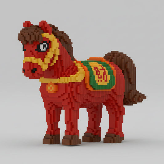 Rotes Pferd | Bausteine