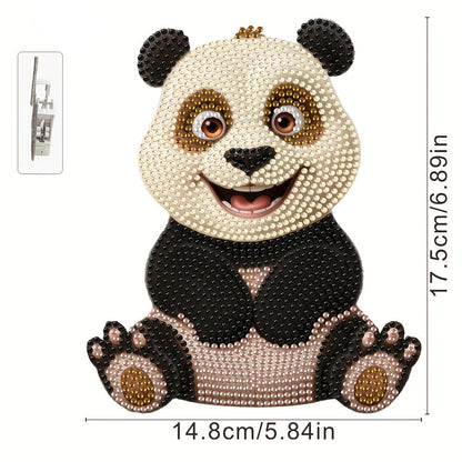 Bewegender Panda | Diamond Painting