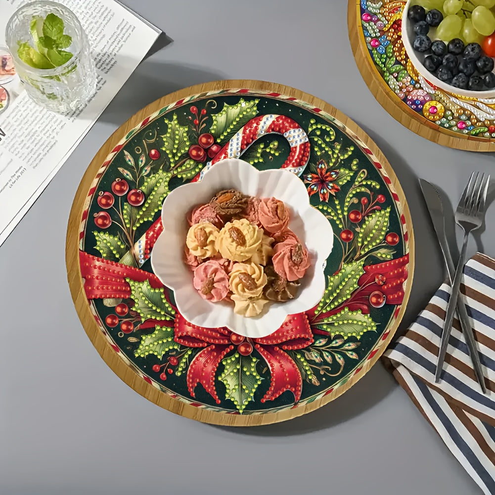 Merry Christmas | Tablett | Diamond Painting