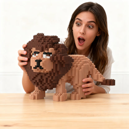 Brauner Löwe | Bausteine