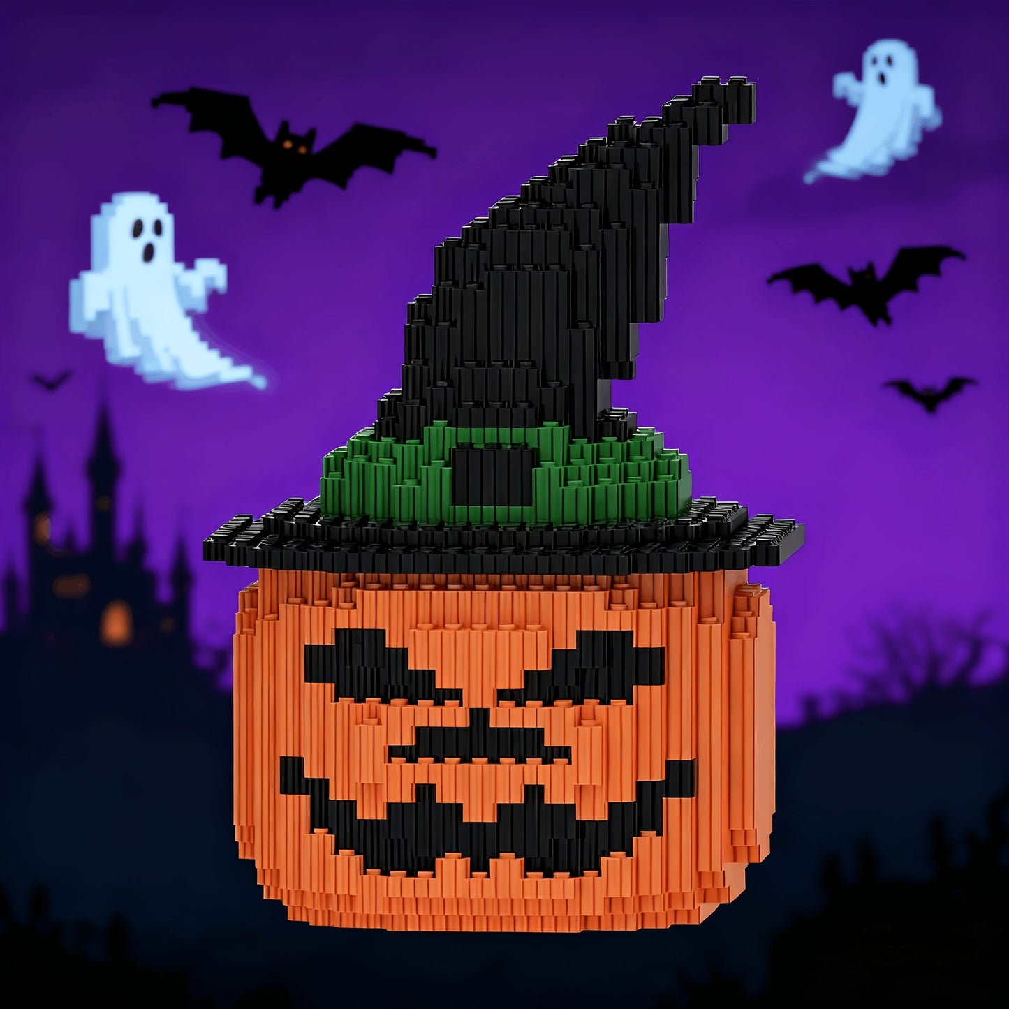 Halloween-Kürbis | Bausteine