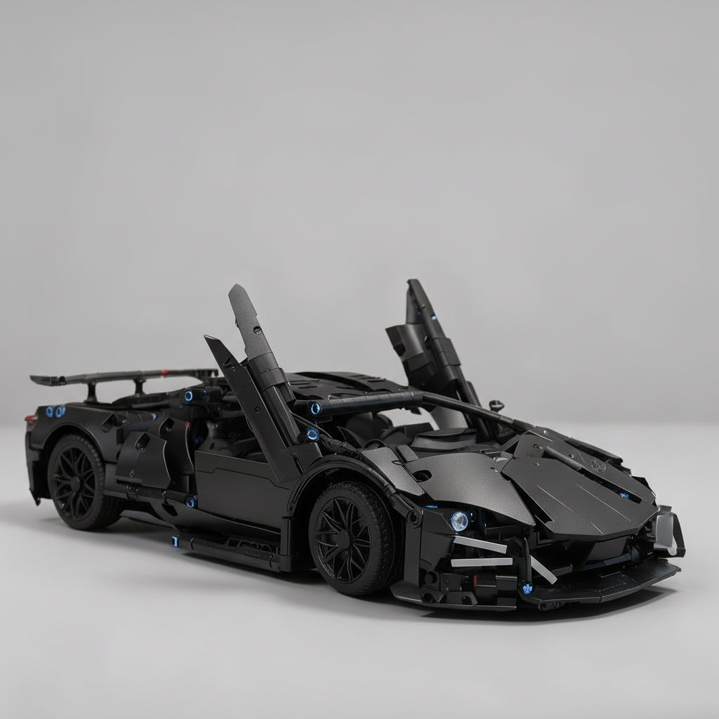 Luxus Schwarzer Sportwagen | Bausteine