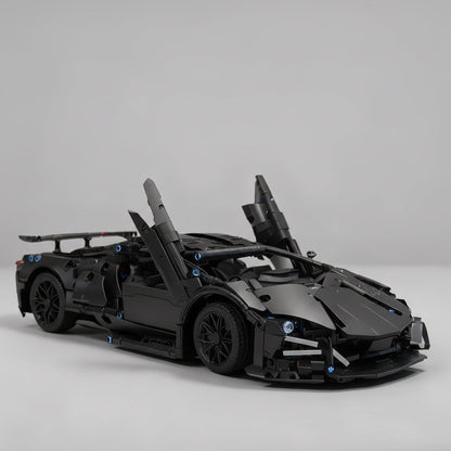 Luxus Schwarzer Sportwagen | Bausteine