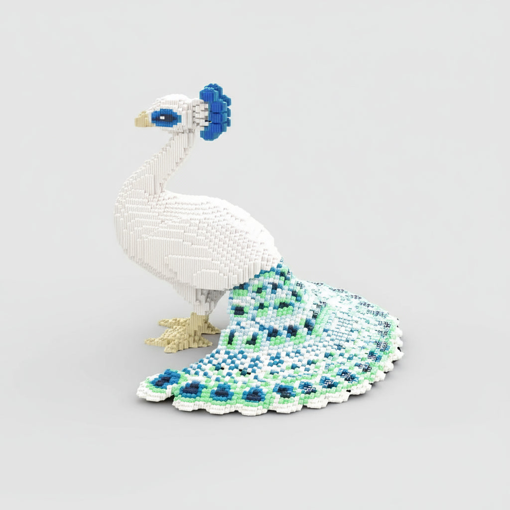 Weißer Pfau | Bausteine