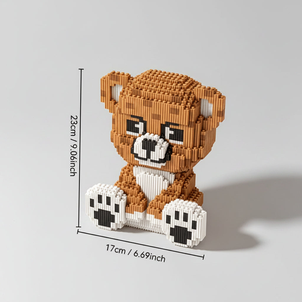 Niedlicher Teddybär | Bausteine