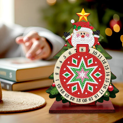 Weihnachtsmann im Weihnachtsbaum | Kalender | Diamond Painting