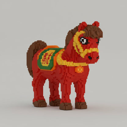 Rotes Pferd | Bausteine
