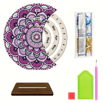 Lila Mandala | Kalender | Diamond Painting