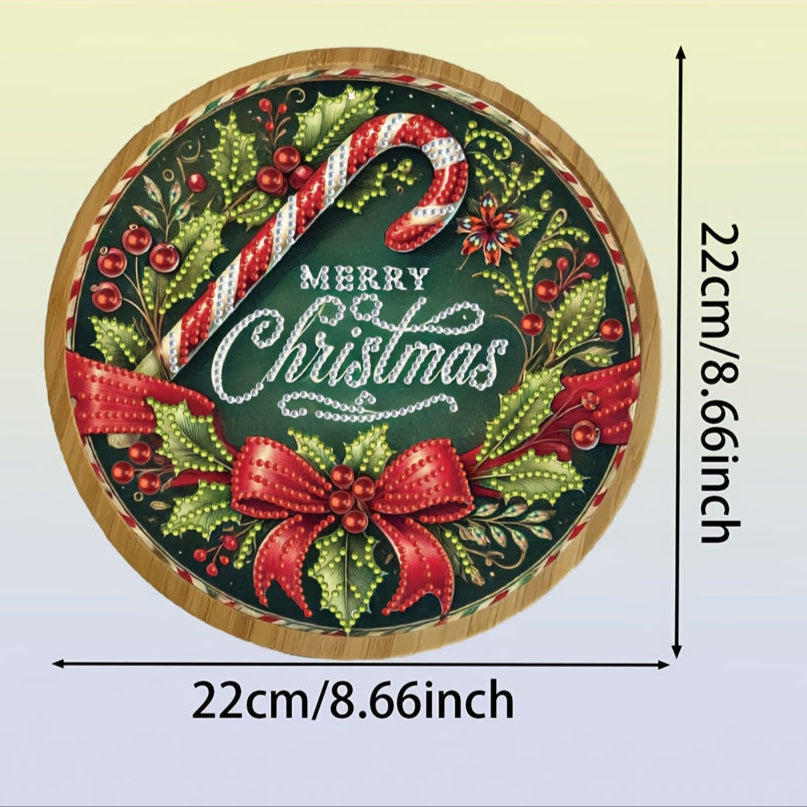 Merry Christmas | Tablett | Diamond Painting