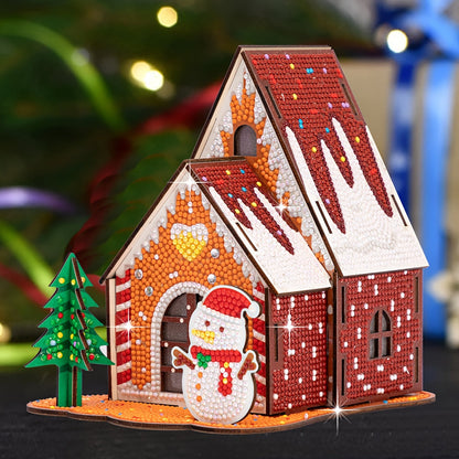 Weihnachtshaus | Bausatz | Diamond Painting