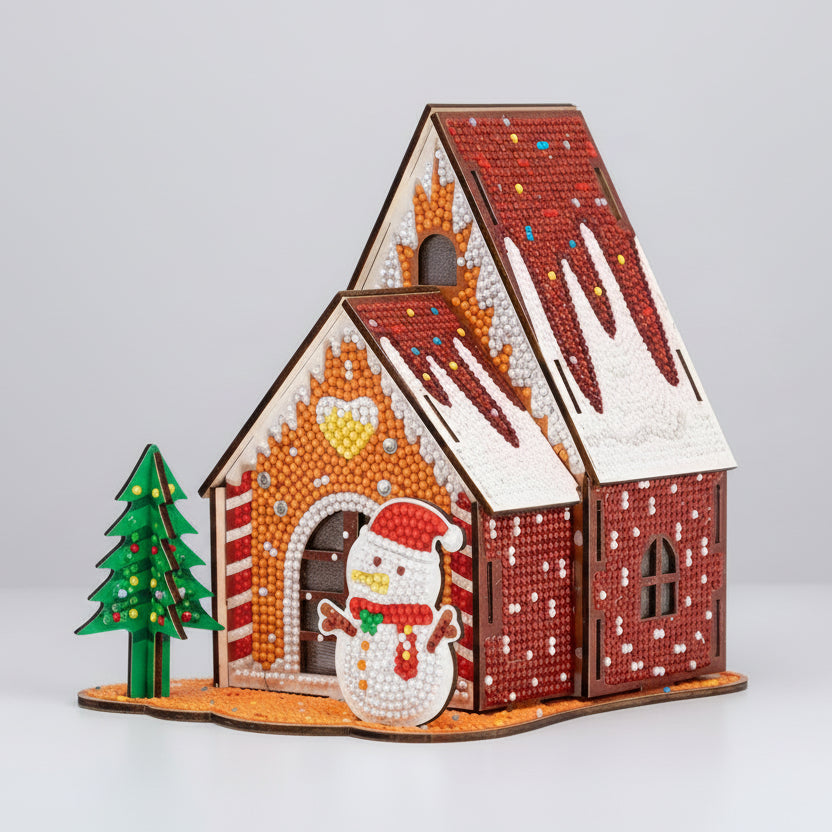 Weihnachtshaus | Bausatz | Diamond Painting