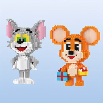 Süße Katze & Maus | Bausteine