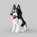 Sitzender Husky | Bausteine