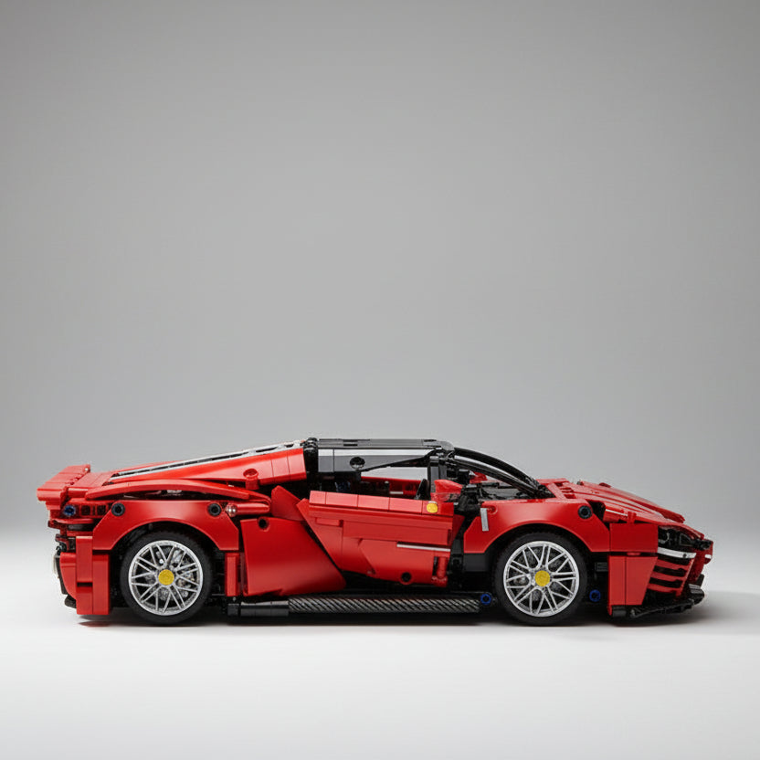 Luxus Roter Sportwagen | Bausteine