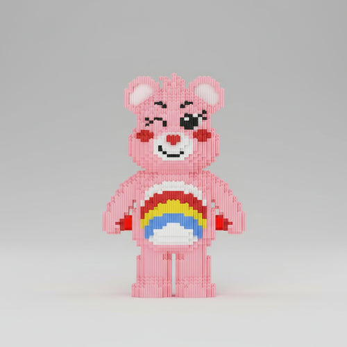Rosa Regenbogen-Bär | Bausteine