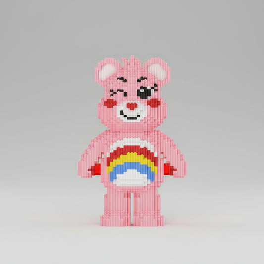 Rosa Regenbogen-Bär | Bausteine