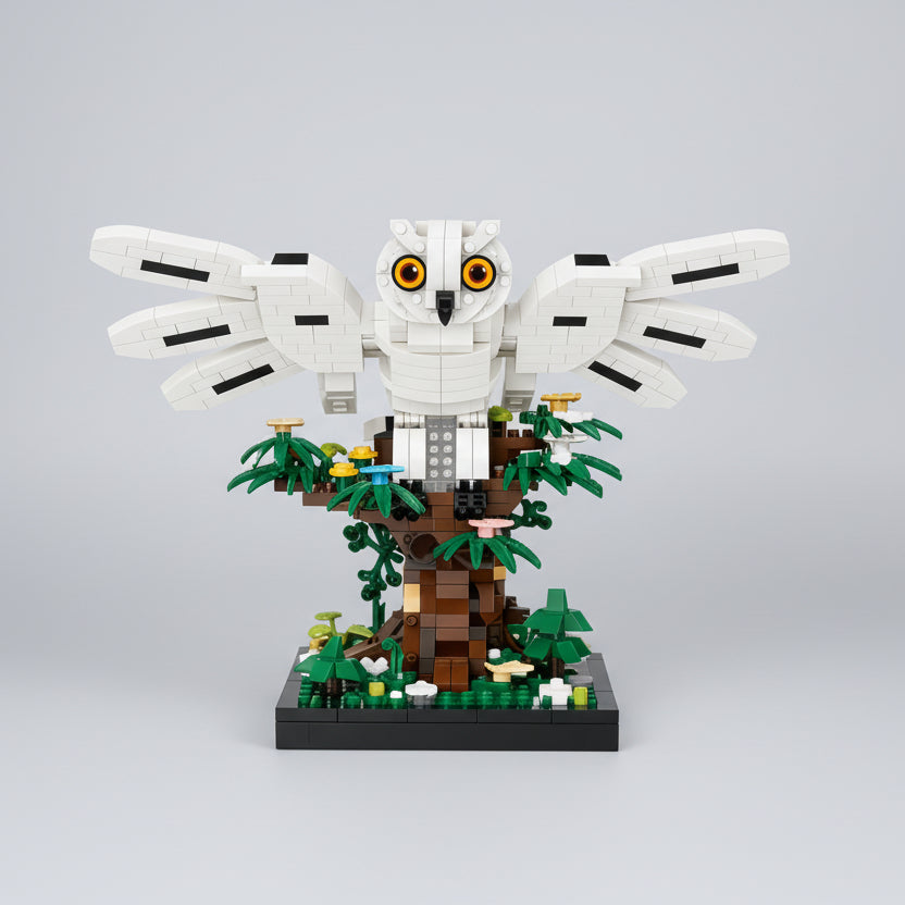 Eule im Baum | Bausteine