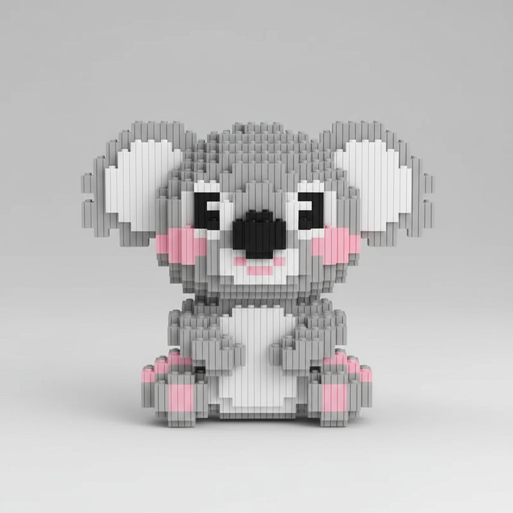 Grauer Koala | Bausteine
