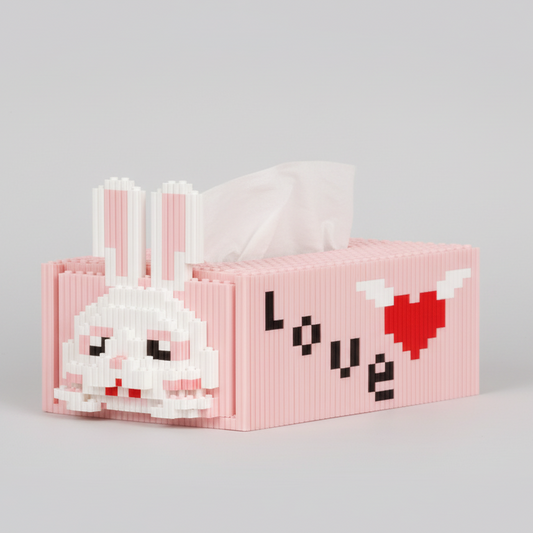 Hasen-Taschentuchbox | Bausteine