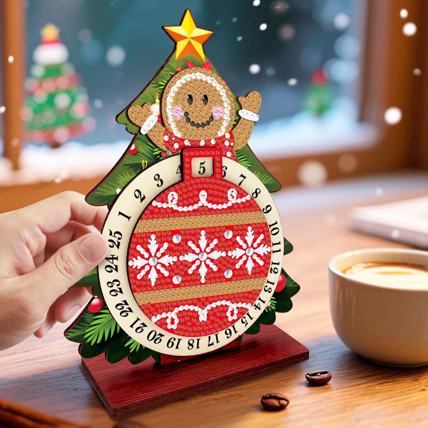 Keks im Weihnachtsbaum | Kalender | Diamond Painting