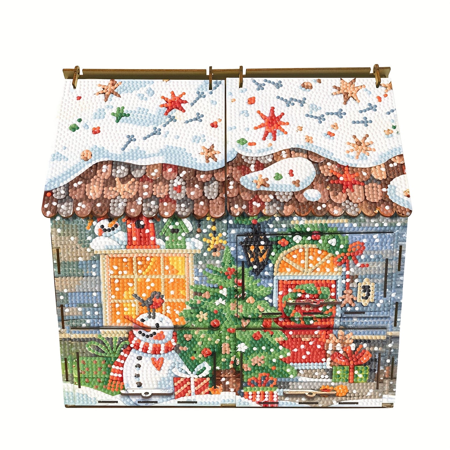Haus mit Schubladen | Bausatz | Diamond Painting