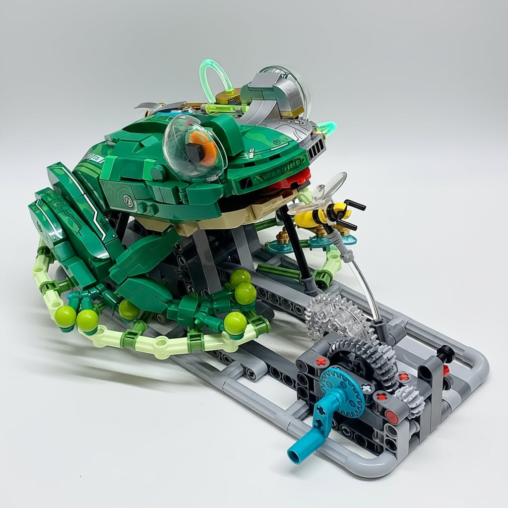 Beweglicher Frosch | Bausteine