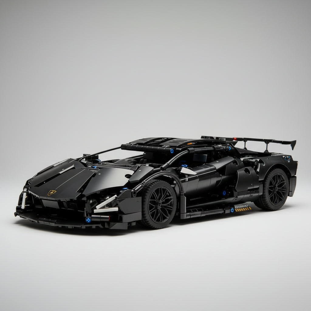 Luxus Schwarzer Sportwagen | Bausteine