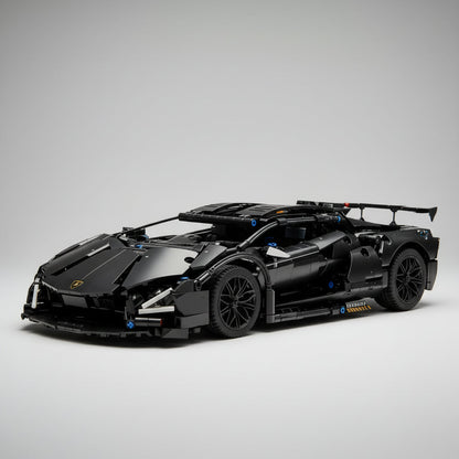 Luxus Schwarzer Sportwagen | Bausteine