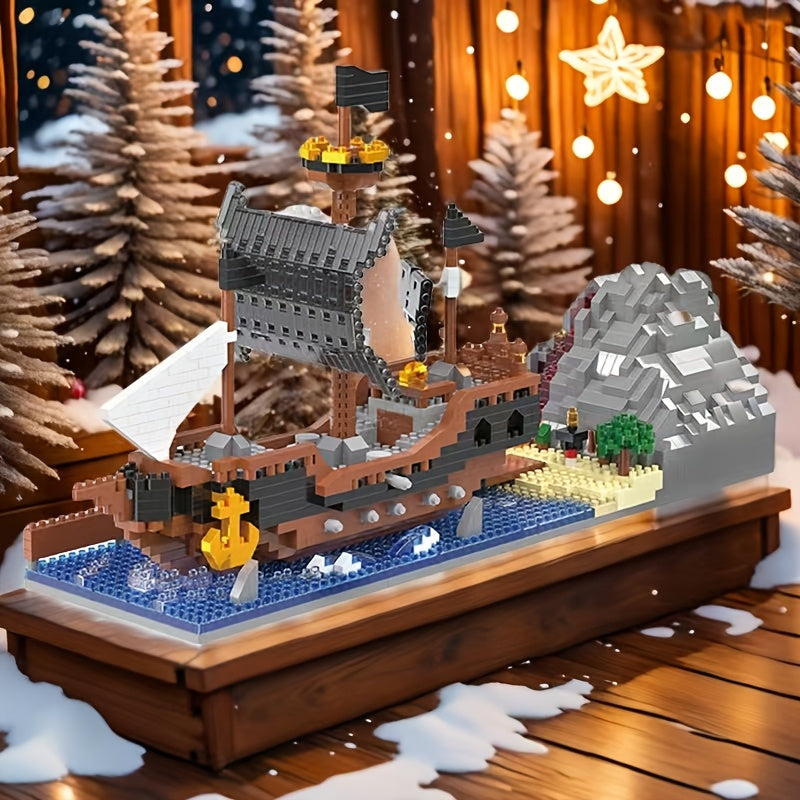 Piratenschiff auf dem Wasser | Bausteine